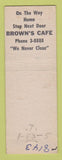 Matchbook Cover - Glass Front Tavern Council Bluffs IA pinup WORN