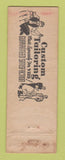 Matchbook Cover - Jos Di Buono Tailor Monessen PA WORN