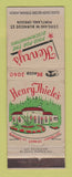 Matchbook Cover - Henry's Restaurant Portland OR WEAR