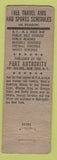 Matchbook Cover - New York Port Authority Lincoln Tunnel WORN