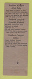 Matchbook Cover - Southern Comfort Liquor Elks Lodge Waukesha WI