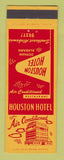 Matchbook Cover - Houston Hotel Dothan AL