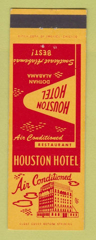 Matchbook Cover - Houston Hotel Dothan AL