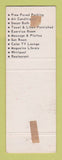 Matchbook Cover - Darby's Stanley Steamer Health Club Oak Park MI WEAR