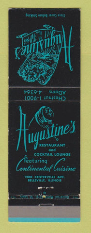 Matchbook Cover - Augustine's Restaurant Belleville IL