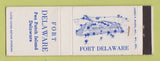Matchbook Cover - Fort Delware Pea Patch Island DE