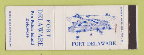 Matchbook Cover - Fort Delware Pea Patch Island DE