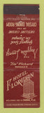 Matchbook Cover - Hotel Floridian Tampa FL