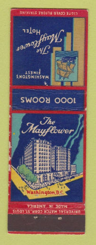 Matchbook Cover - Mayflower Hotel Washington DC WEAR