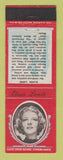 Matchbook Cover - 1930's Diamond Movie Stars Elissa Landi