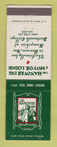 Matchbook Cover - Hanover Inn Motor Lodge Hanover NH