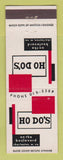 Matchbook Cover - Ho Do's Charleston WV