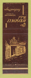 Matchbook Cover - Roosevelt Hotel Portland OR