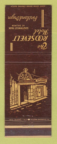 Matchbook Cover - Roosevelt Hotel Portland OR