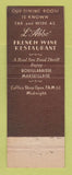 Matchbook Cover - Roosevelt Hotel Portland OR