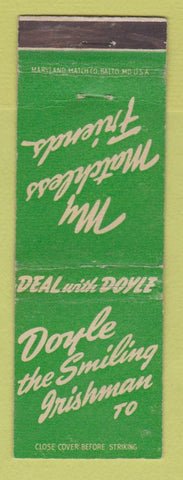 Matchbook Cover - Doyle's Main Motors Rochester NY Studebaker WEAR