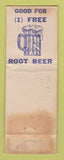 Matchbook Cover - The 49er Drive In San Antonio TX WORN