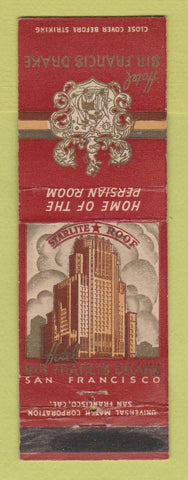 Matchbook Cover - Hotel Sir Francis Drake San Francisco CA