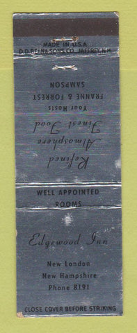 Matchbook Cover - Edgewood Inn New London NH WEAR
