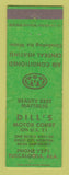 Matchbook Cover - Dill's Motor Court Tuscaloosa AL