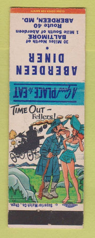 Matchbook Cover - Aberdeen Diner MD hillbilly