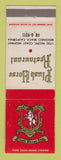 Matchbook Cover - Plush Horse Restaurant Redondo Beach CA