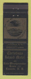Matchbook Cover - Christmas Island Motel Laconia NH