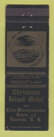 Matchbook Cover - Christmas Island Motel Laconia NH