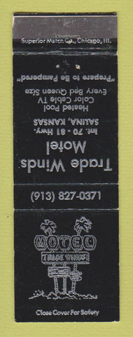 Matchbook Cover - Trade Winds Motel Salina KS