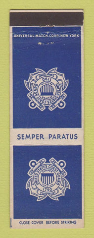Matchbook Cover - US Coast Guard Gloucester MA