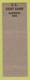 Matchbook Cover - US Coast Guard Gloucester MA