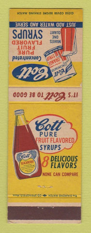 Matchbook Cover - Cott Drink Flavor Mixes beverage
