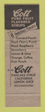 Matchbook Cover - Cott Drink Flavor Mixes beverage