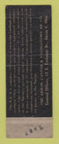 Matchbook Cover - AC&Y Railroad Akron Canton Youngstown OH WEAR