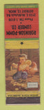 Matchbook Cover - Robinson Pomm Lumber Detroit MI WORN