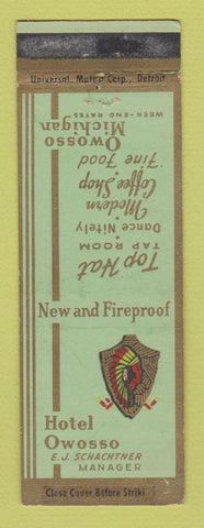 Matchbook Cover - Hotel Owosso MI