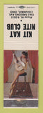 Matchbook Cover - Kit Kat Nite Club Columbus OH pinup WEAR