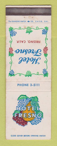 Matchbook Cover - Hotel Fresno CA