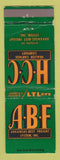 Matchbook Cover - Arkansas Best Freight Trucking WEAR