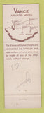 Matchbook Cover - Chinook Hotel Yakima WA