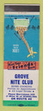 Matchbook Cover - Grove Nite Club Morristown WV? WEAR