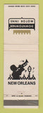 Matchbook Cover - Downtowner Motor Inns New Orleans LA Memphis TN