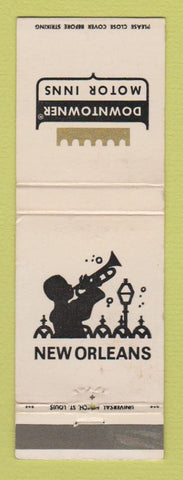 Matchbook Cover - Downtowner Motor Inns New Orleans LA Memphis TN