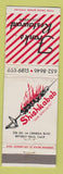 Matchbook Cover - Frank's Restaurant Shishkabab Beverly Hills CA WEAR