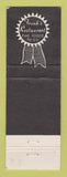 Matchbook Cover - Frank's Restaurant Shishkabab Beverly Hills CA WEAR