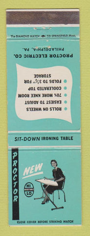 Matchbook Cover - Proctor Electric Philadelphia PA