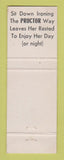 Matchbook Cover - Proctor Electric Philadelphia PA