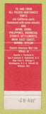 Matchbook Cover - American Mail Line Shipping freight
