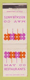 Matchbook Cover - May Company Restaurants WEAR