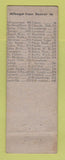 Matchbook Cover - Alanis Liquor Store Denver Colorado WEAR